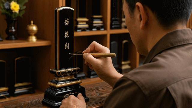 戒名を書く板の名前と位牌・墓誌の違いを解説
