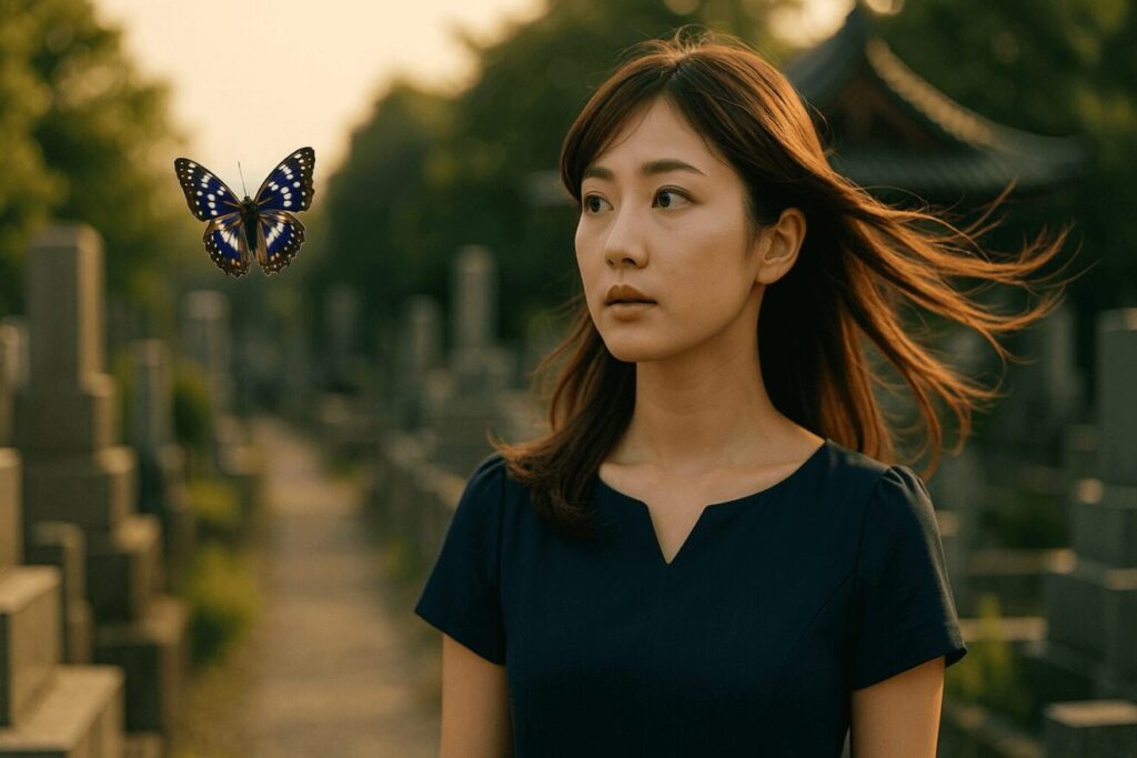 お墓参りで感じる視線・風が吹く・蝶々が現れるのはなぜ？