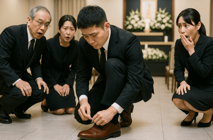 冠婚葬祭で避けるべき靴（ローファー・Uチップ・スニーカーなどNG例）